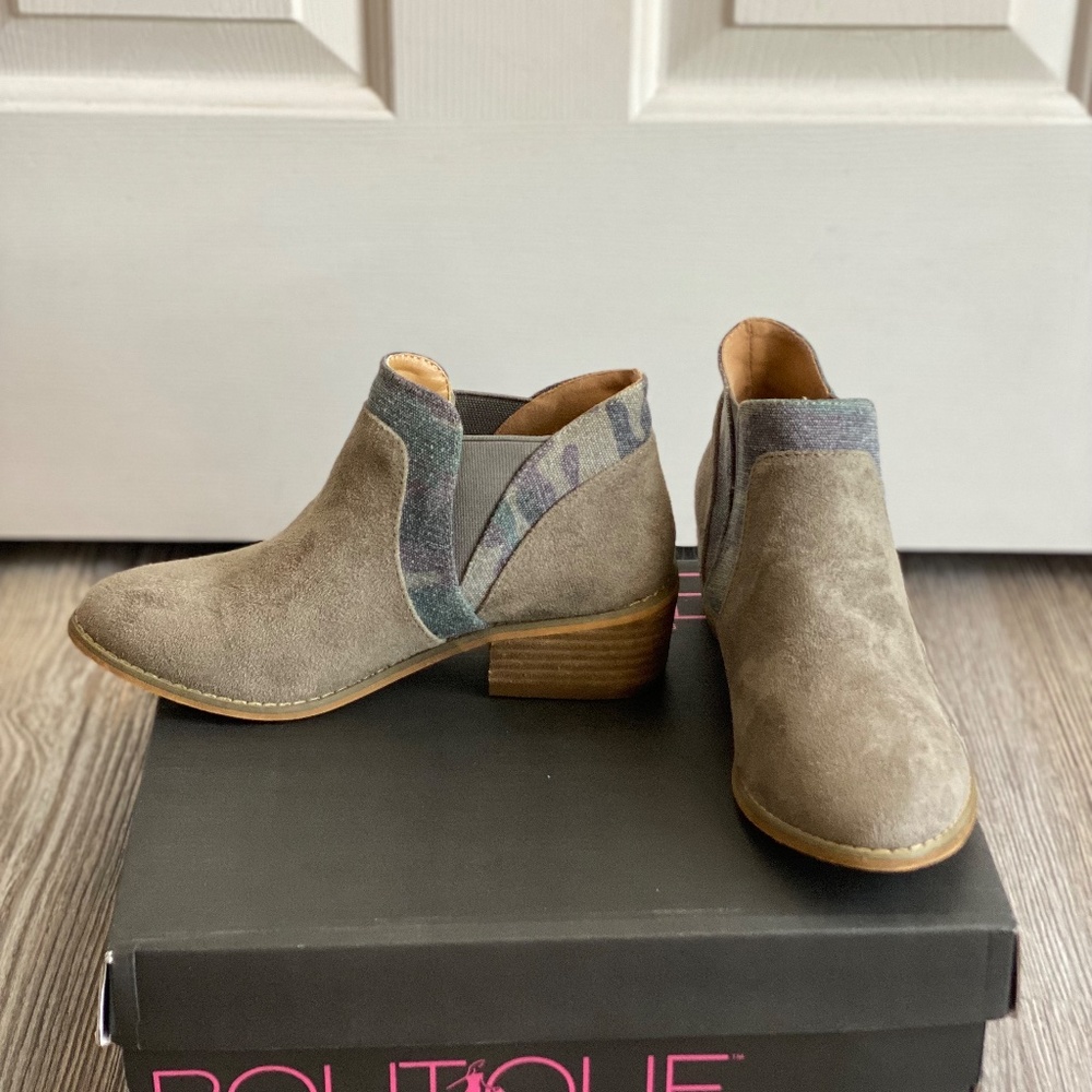 Boutique Suede Booties - Picture 5 of 8